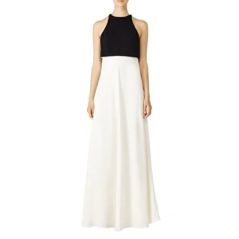 Jill Stuart Colorblock Gown in Black & White sz 0